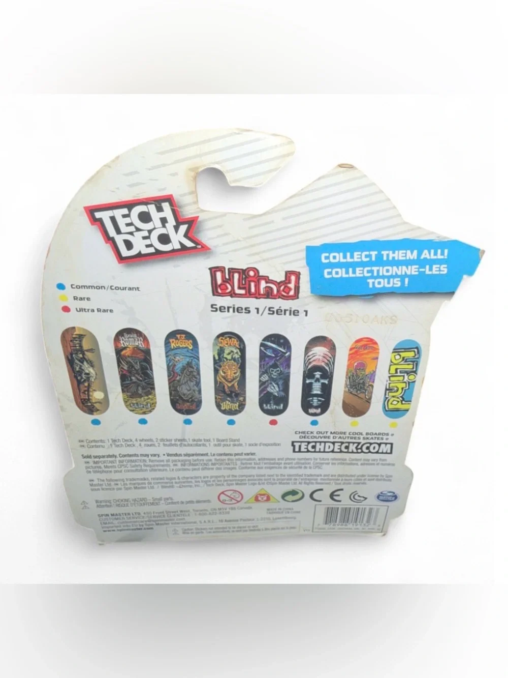 Rare vintage Y2K Tech Deck featuring the classic Blind Skateboards Filipe Ortiz